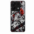 Itachi Uchiha Manga Collage Glass Phone Case for Redmi Note 13 Pro 5G