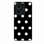 Classic Polka Dot Glass Phone Case for Vivo T1 Pro 5G