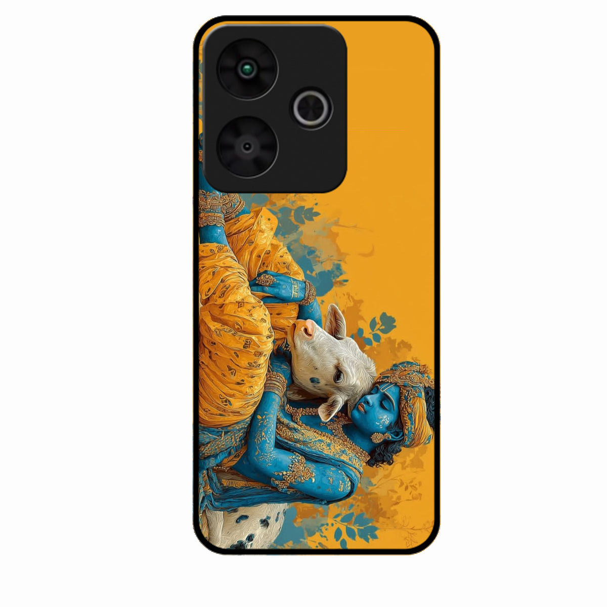 Divine Krishna Gopal Premium Glass Phone Case for Redmi 13 5G