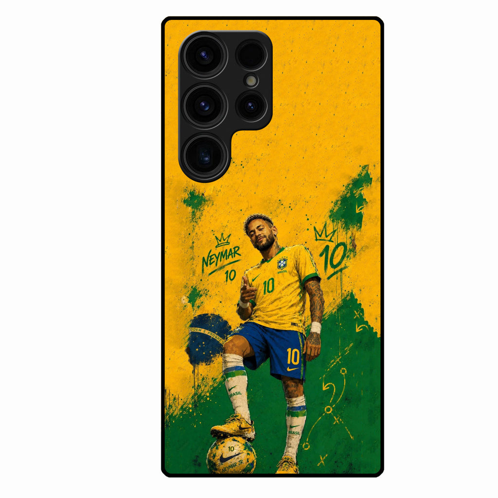 Golden Striker Glass Phone Case for Samsung Galaxy S23 Ultra 5G