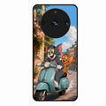 Cartoon Scooter Adventure Premium Glass Phone Case for Realme 11 Pro 5G