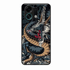 Midnight Dragon Glass Phone Case for Oppo K13 Turbo 5G