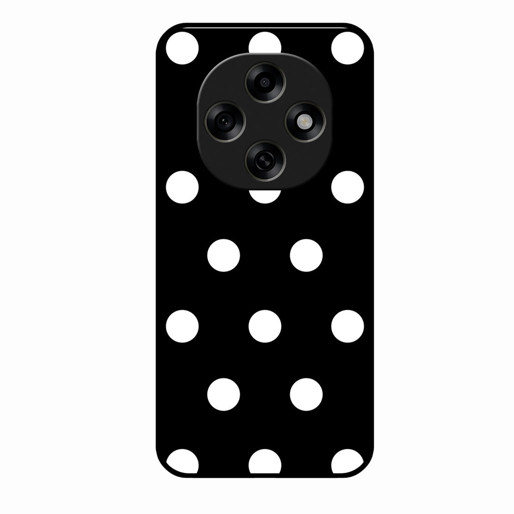 Classic Polka Dot Glass Phone Case for Oppo F31 Pro 5G