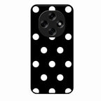 Classic Polka Dot Glass Phone Case for Oppo F31 Pro 5G