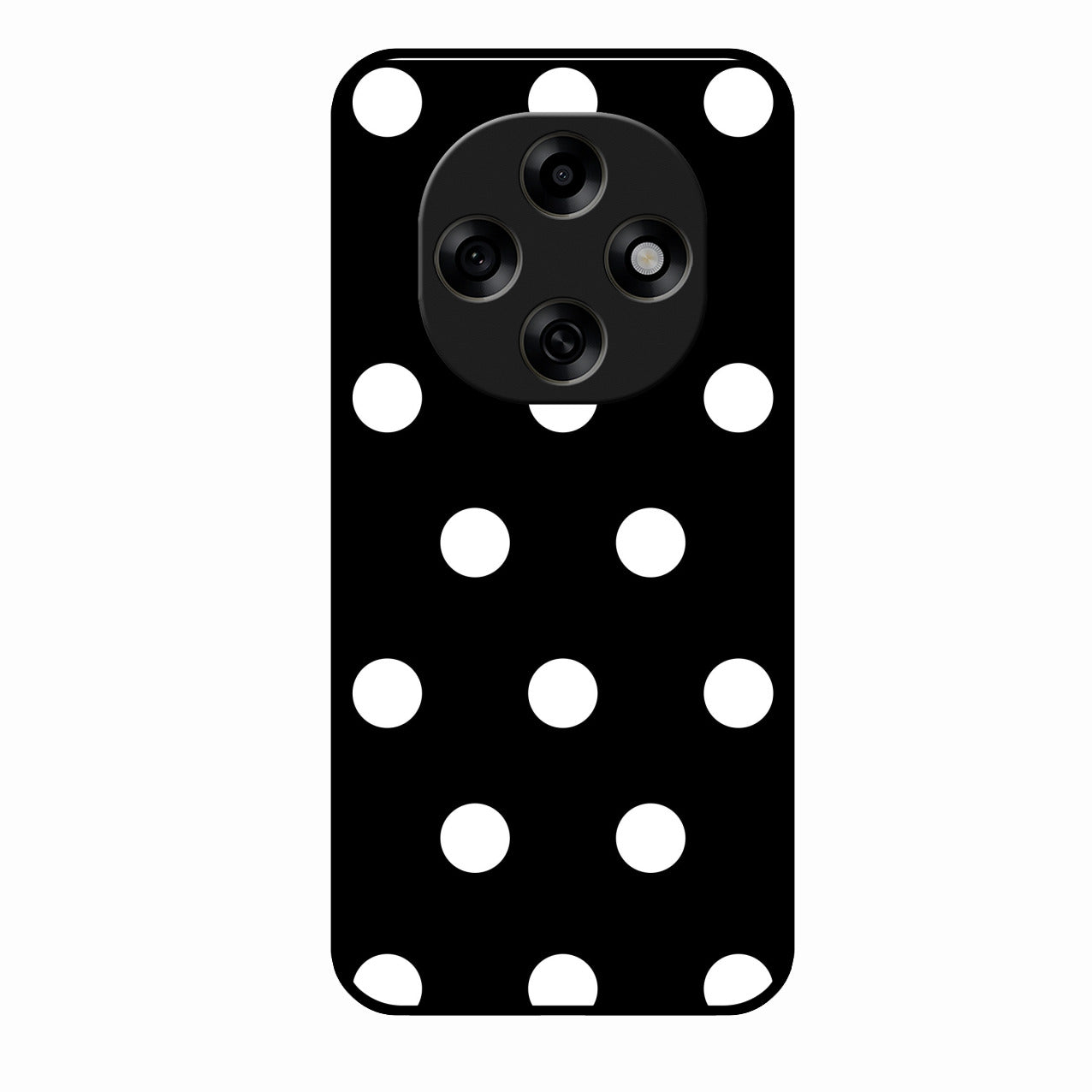 Classic Polka Dot Glass Phone Case for Oppo F31 Pro 5G