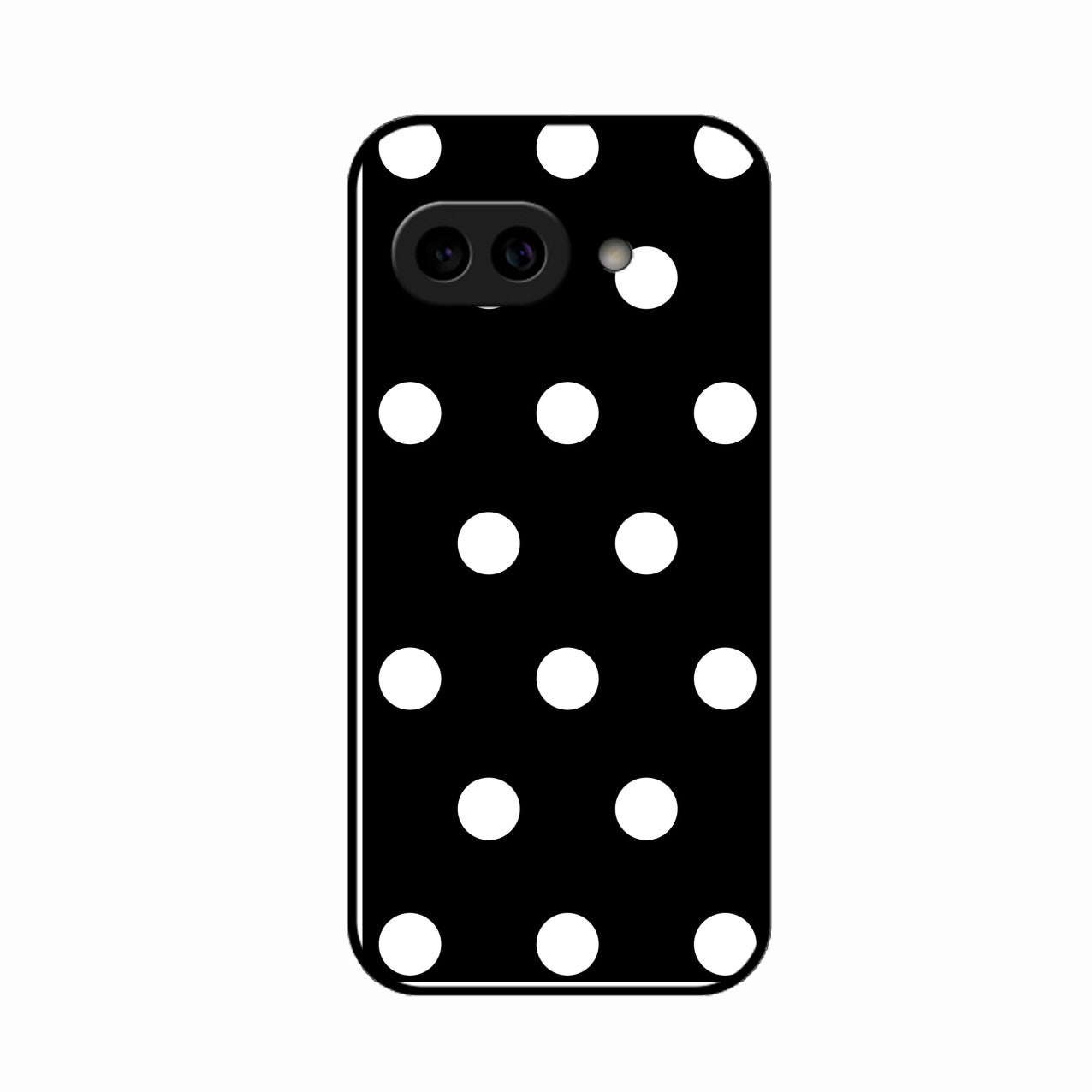 Classic Polka Dot Glass Phone Case for Google Pixel 10A 5G