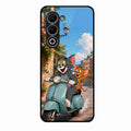 Cartoon Scooter Adventure Premium Glass Phone Case for Oppo K13X 5G