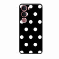Classic Polka Dot Glass Phone Case for Vivo Y31 5G