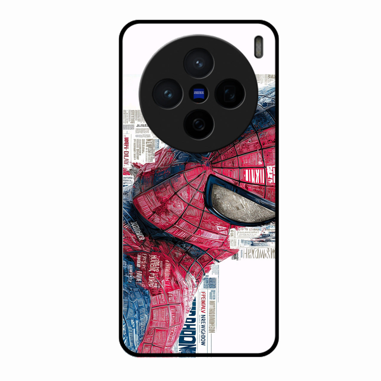 Red Blue Web Hero Glass Phone Cover for Vivo X200 5G