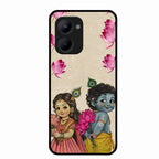 Krishna Eternal Lotus Glass Case for Realme C33 2023