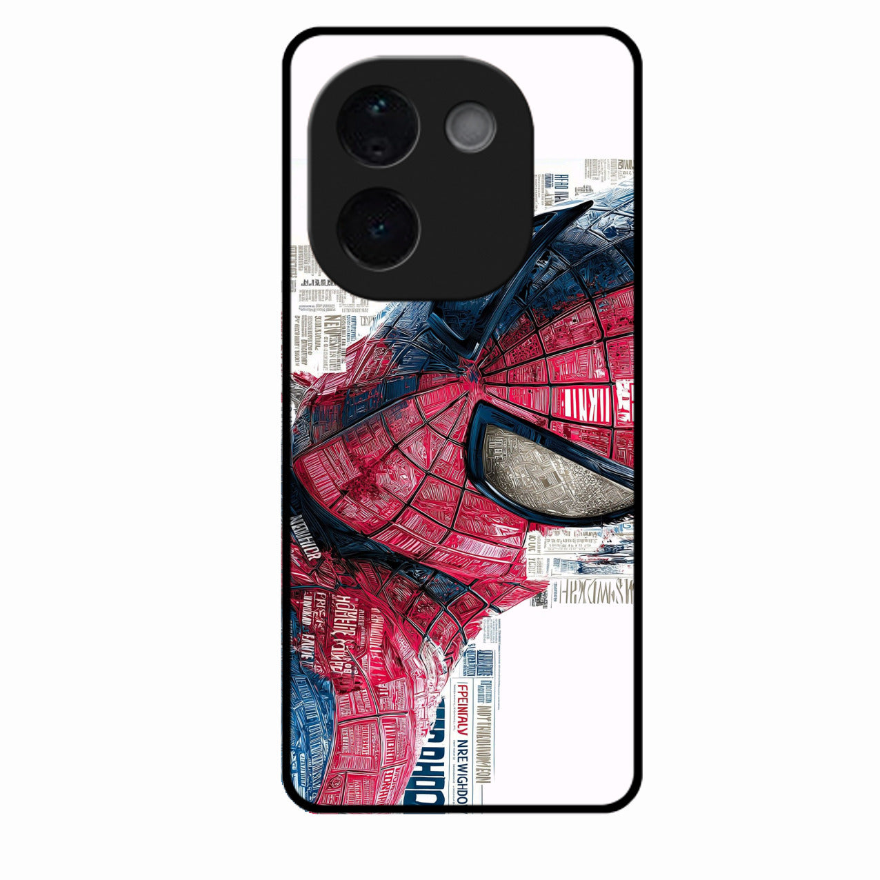 Red Blue Web Hero Glass Phone Cover for Vivo T3 Pro 5G