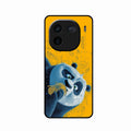 Cute Panda Sketch Premium Glass Phone Case for iQOO 12 5G