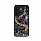 Midnight Dragon Glass Phone Case for iQOO Neo 9 Pro 5G