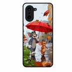 Rainy Day Cartoon Glass Phone Case for Oneplus Nord Ce5 5G