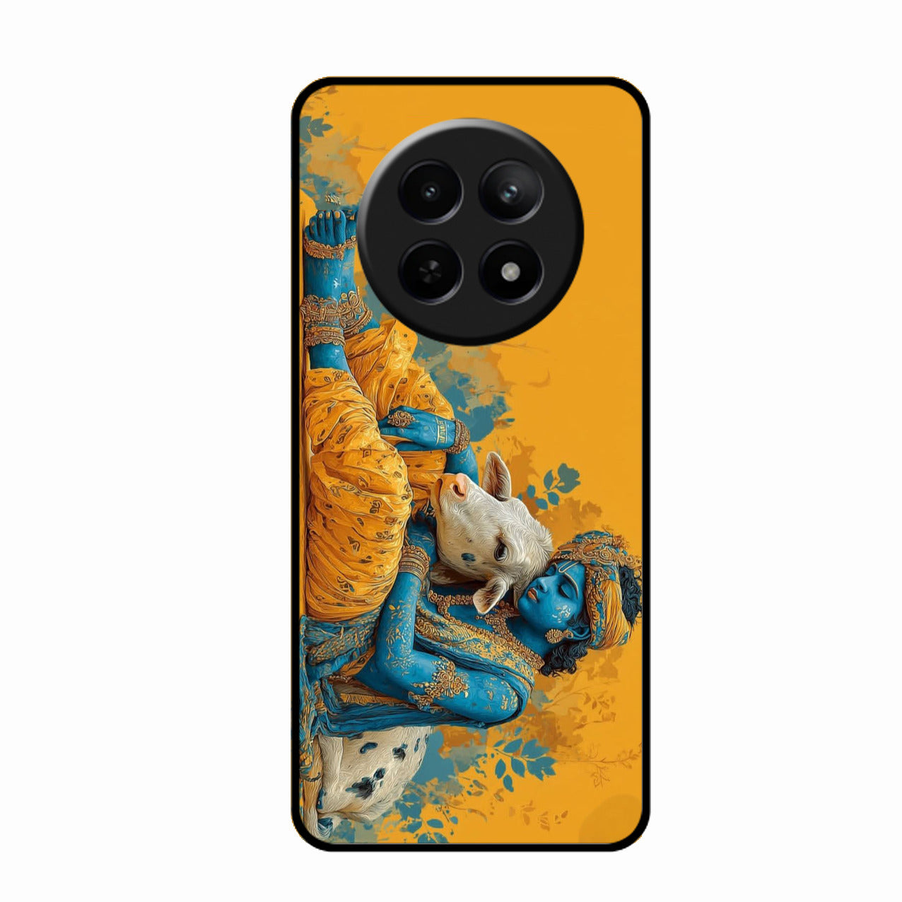 Divine Krishna Gopal Premium Glass Phone Case for Realme C65 5G