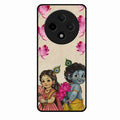 Krishna Eternal Lotus Glass Case for Oppo F27 Pro Plus 5G