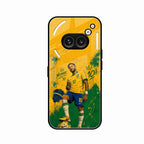 Golden Striker Glass Phone Case for Nothing Phone 2a