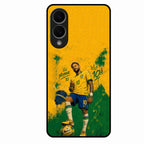 Golden Striker Glass Phone Case for Samsung Galaxy S25 Edge 5G