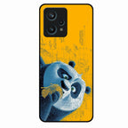 Cute Panda Sketch Premium Glass Phone Case for Realme 9 Pro Plus 5G