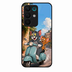 Cartoon Scooter Adventure Premium Glass Phone Case for Realme 15X 5G