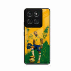 Golden Striker Glass Phone Case for Motorola G57 Power 5G