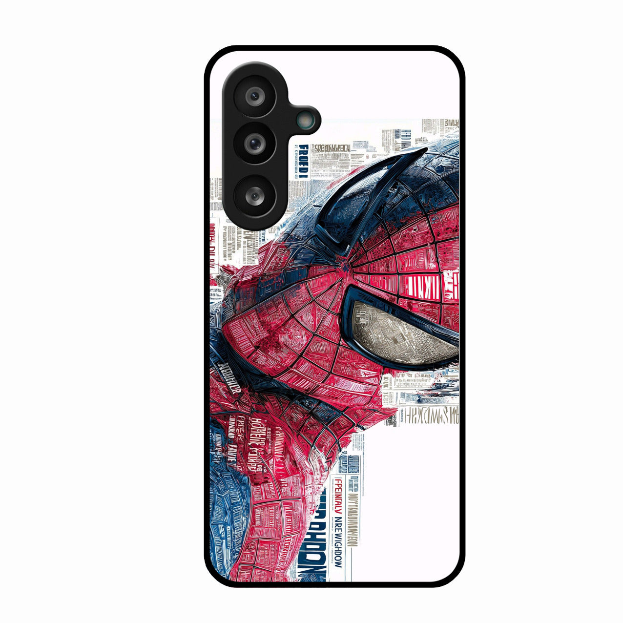 Red Blue Web Hero Glass Phone Cover for Samsung Galaxy M56 5G
