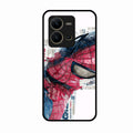 Red Blue Web Hero Glass Phone Cover for Vivo V25 5G - ShopOnCliQ