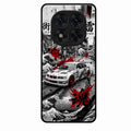 Japanese Wave Drift Racing Premium Glass Phone Case for Redmi Note 14 Pro 5G