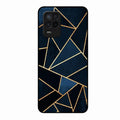 Midnight Gold Geometric Premium Glass Phone Case for Realme 8 5G