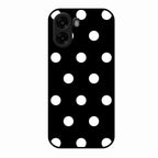 Classic Polka Dot Glass Phone Case for Oppo K14x 5G
