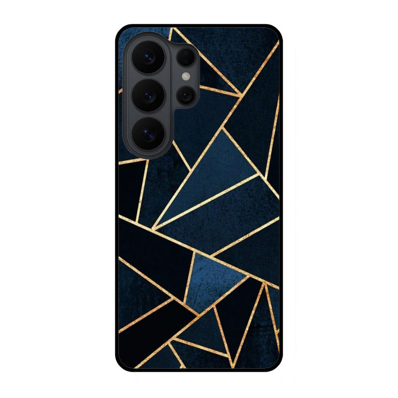 Midnight Gold Geometric Premium Glass Phone Case for Realme C85 5G