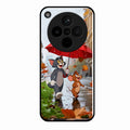 Rainy Day Cartoon Glass Phone Case for Oppo Find X8 5G