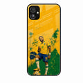 Golden Striker Glass Phone Case for Samsung Galaxy F14 5G