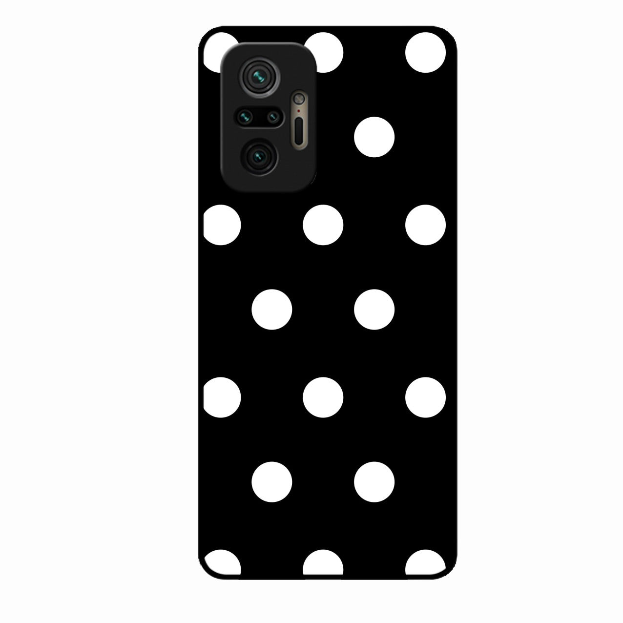 Classic Polka Dot Glass Phone Case for Redmi Note 10 Pro