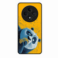 Cute Panda Sketch Premium Glass Phone Case for Oppo F27 5G