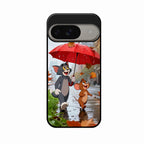 Rainy Day Cartoon Glass Phone Case for Google Pixel 9 5G
