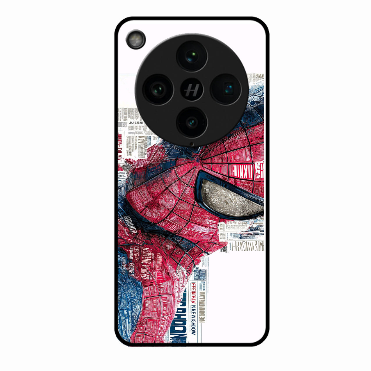 Red Blue Web Hero Glass Phone Cover for Oppo Find X8 Pro 5G