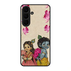 Krishna Eternal Lotus Glass Case for Samsung Galaxy S26 Plus 5G