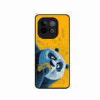 Cute Panda Sketch Premium Glass Phone Case for iQOO Neo 10 5G