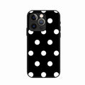Classic Polka Dot Glass Phone Case for iPhone 14 Pro Max