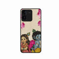 Krishna Eternal Lotus Glass Case for iQOO Z9 5G