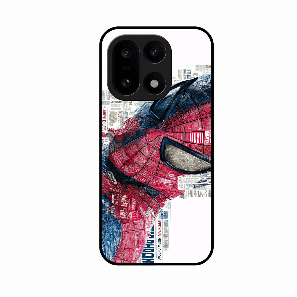 Red Blue Web Hero Glass Phone Cover for OnePlus 15 5G