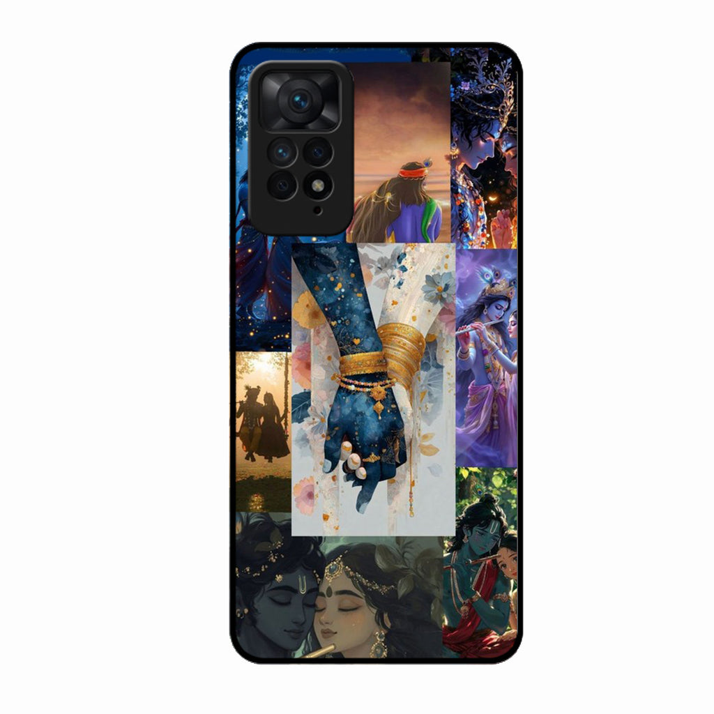 Eternal Radha Krishna Love Glass Phone Case for iQOO Z9 5G