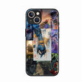 Eternal Radha Krishna Love Glass Phone Case for iPhone 14 Plus
