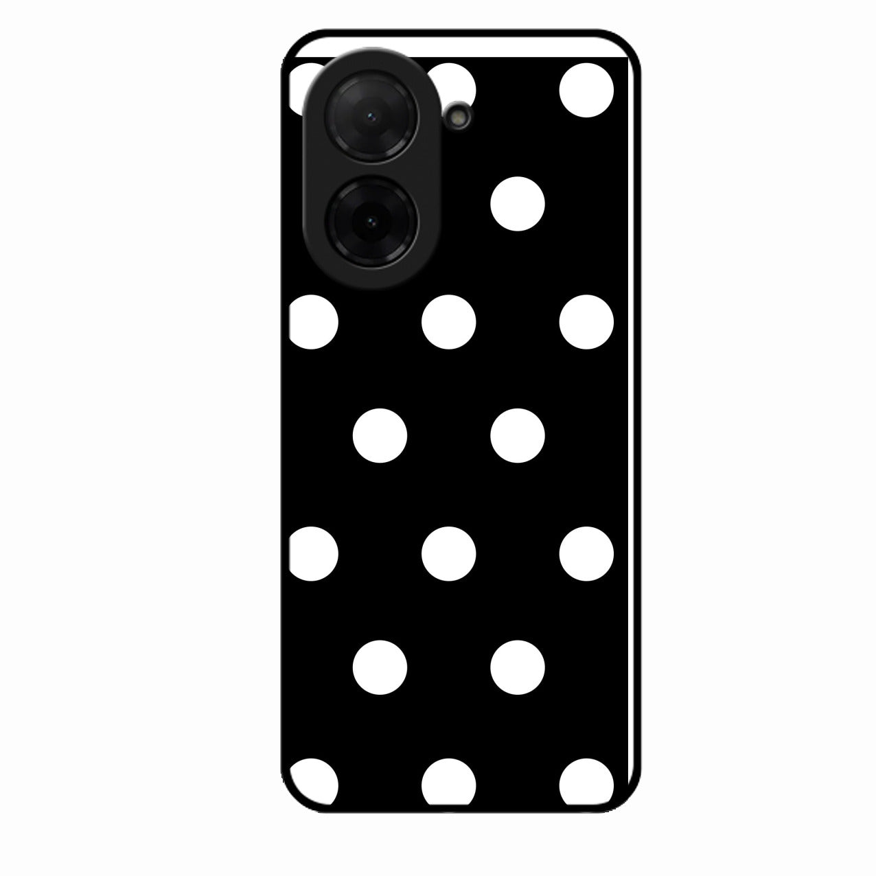 Classic Polka Dot Glass Phone Case for Poco C71