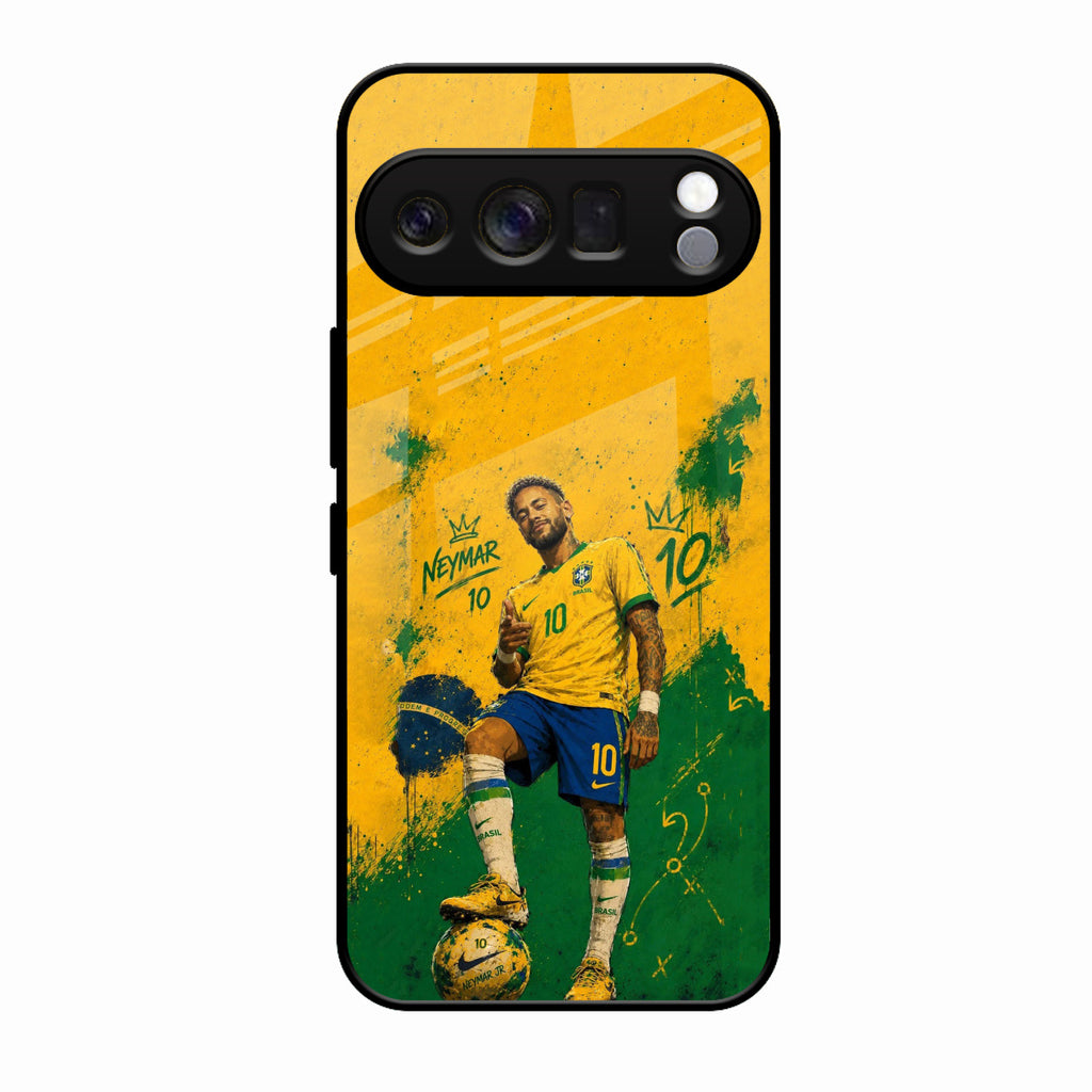 Golden Striker Glass Phone Case for Google Pixel 10 Pro