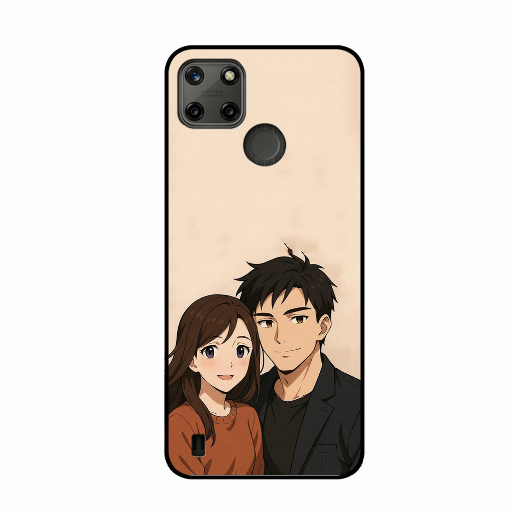 Custom Personalised Art Photo Glass Case for Realme C25Y