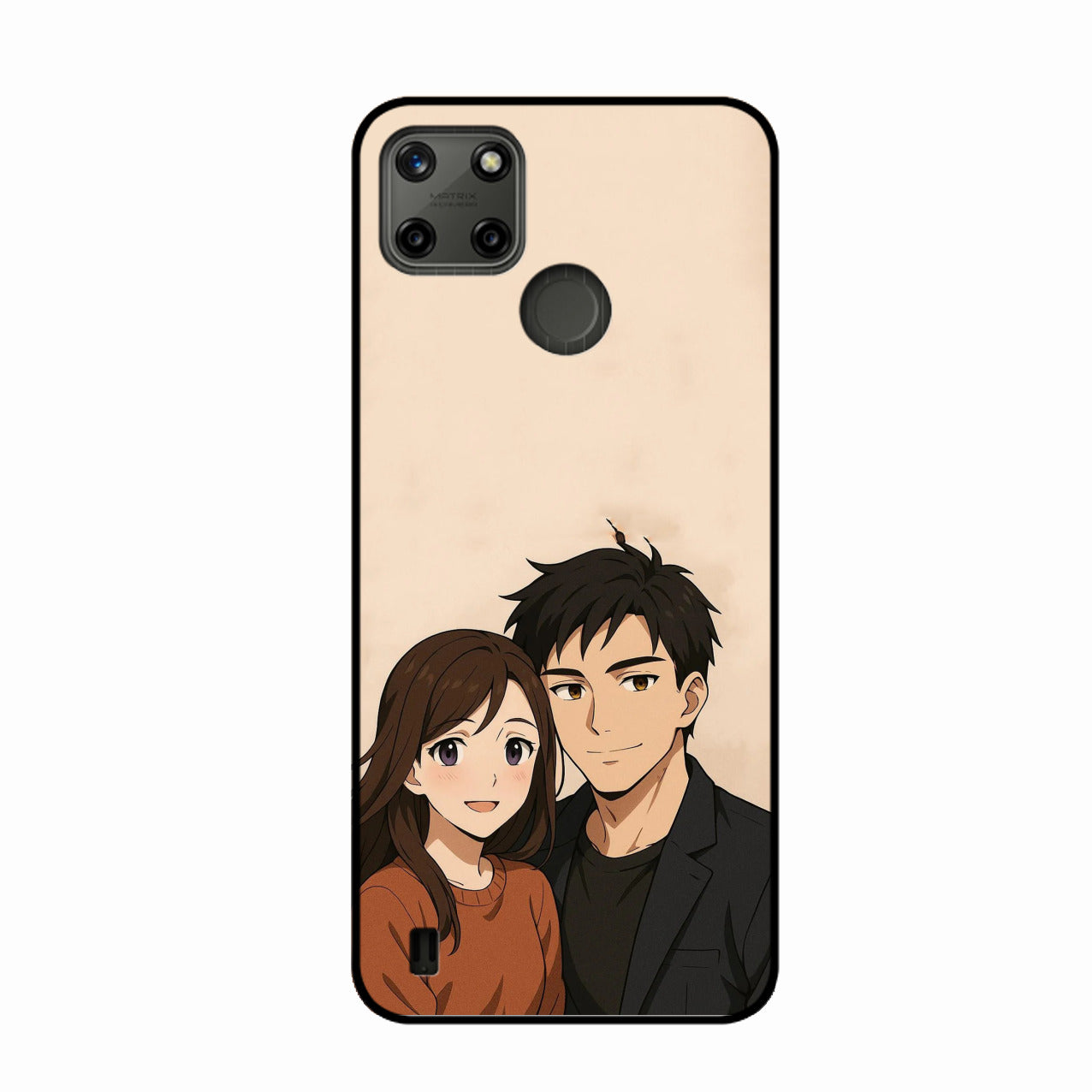 Custom Personalised Art Photo Glass Case for Realme C25Y