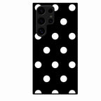Classic Polka Dot Glass Phone Case for Samsung Galaxy S24 Ultra 5G