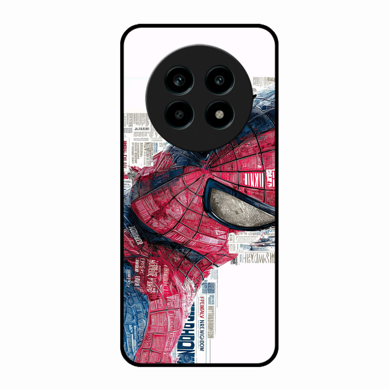 Red Blue Web Hero Glass Phone Cover for Realme 13 Pro 5G
